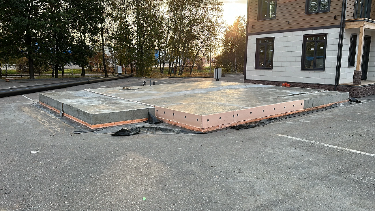 УШП (утеплённая шведская плита) для бара