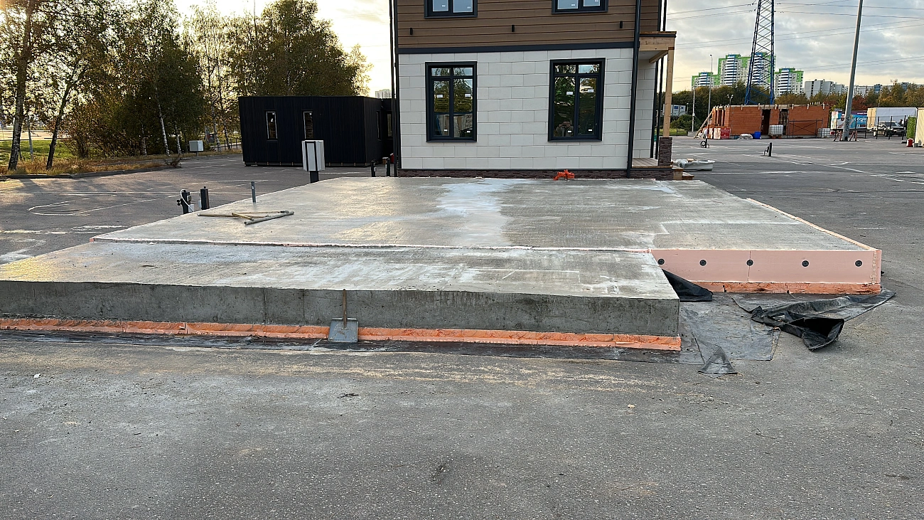 УШП (утеплённая шведская плита) для бара